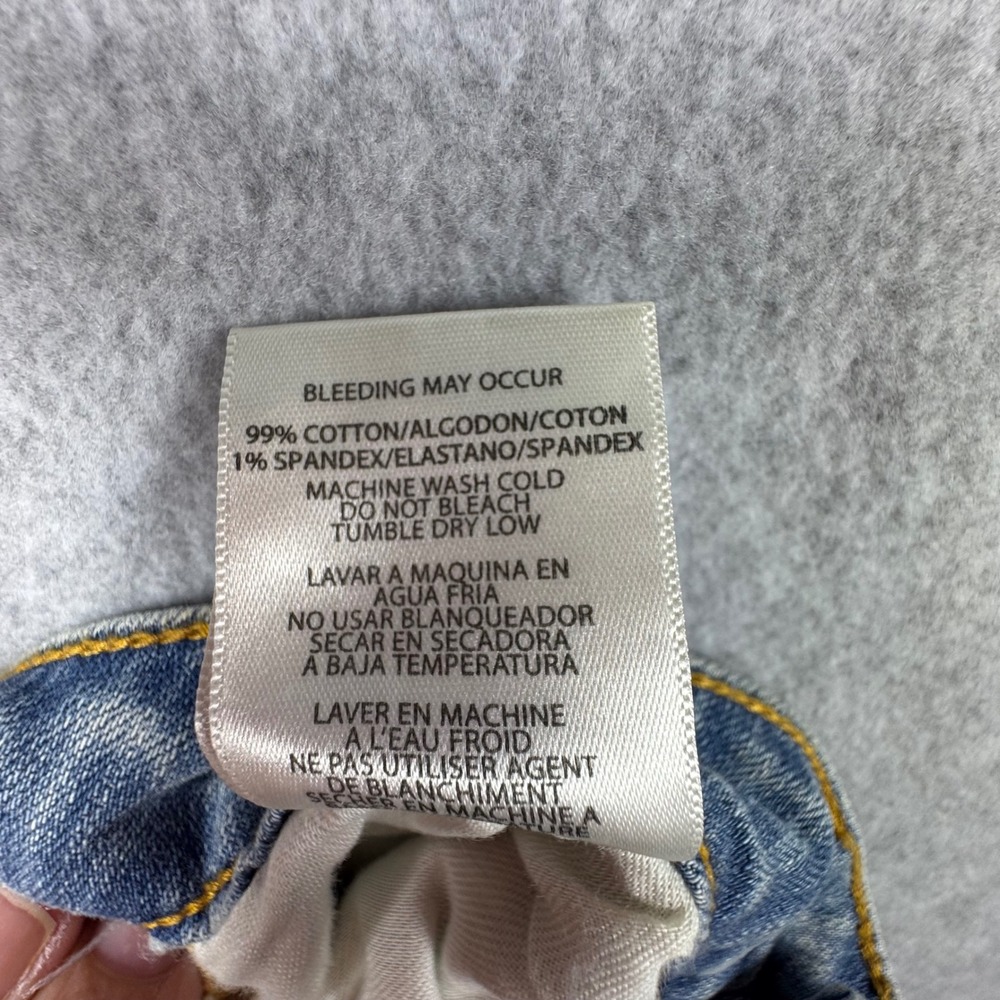Hidden Jeans Amelia Skinny Distressed Step Hem Jeans Light Wash HD7261-LT 28 - Picture 7 of 8